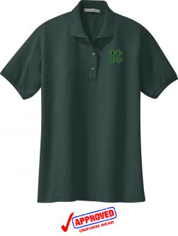 Port Authority Ladies Silk Touch Polo, Dark Green